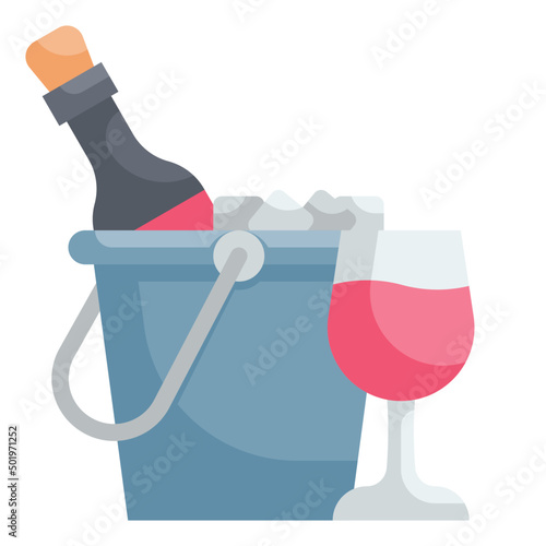 bucket flat icon
