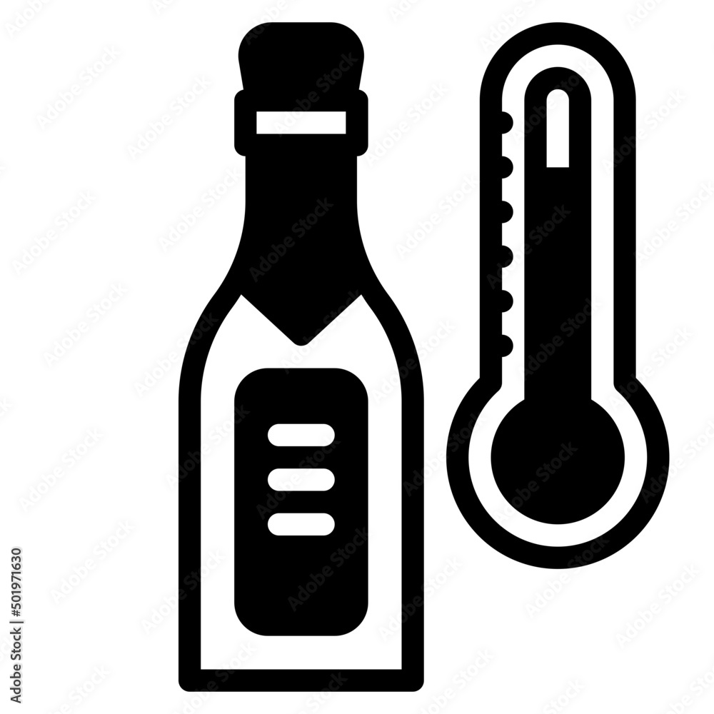 temperature glyph icon temperature glyph icon