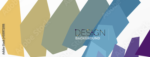 Background colorful shapes template. Wallpaper for concept of AI technology, blockchain, communication, 5G, science, business and technology