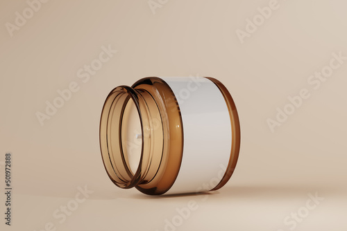 Wallpaper Mural Amber Glass Candle Jar Torontodigital.ca