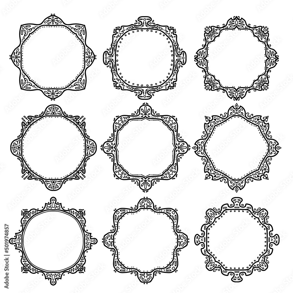 Vector label hand drawing styles doodle line isolated white background Vector label hand drawing styles doodle line isolated white background