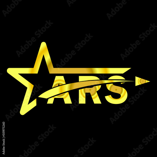 ARS letter logo design. ARS creative  letter logo. simple and modern letter logo. ARS alphabet letter logo for business. Creative corporate identity and lettering. vector modern logo  photo