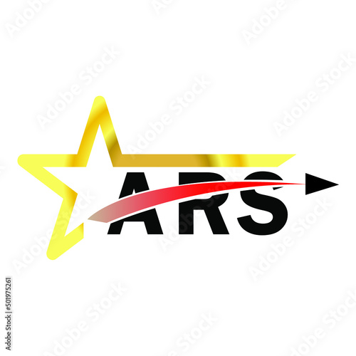 ARS letter logo design. ARS creative  letter logo. simple and modern letter logo. ARS alphabet letter logo for business. Creative corporate identity and lettering. vector modern logo  photo