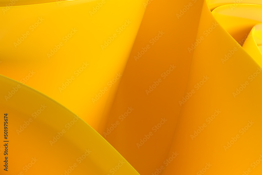 3D rendering desktop wallpaper yellow gradient 3d wave 3D rendering desktop wallpaper yellow gradient 3d wave