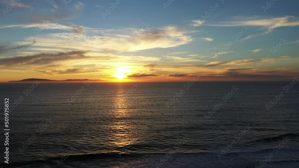 Sunset Hollywood Beach California Sunset Hollywood Beach California