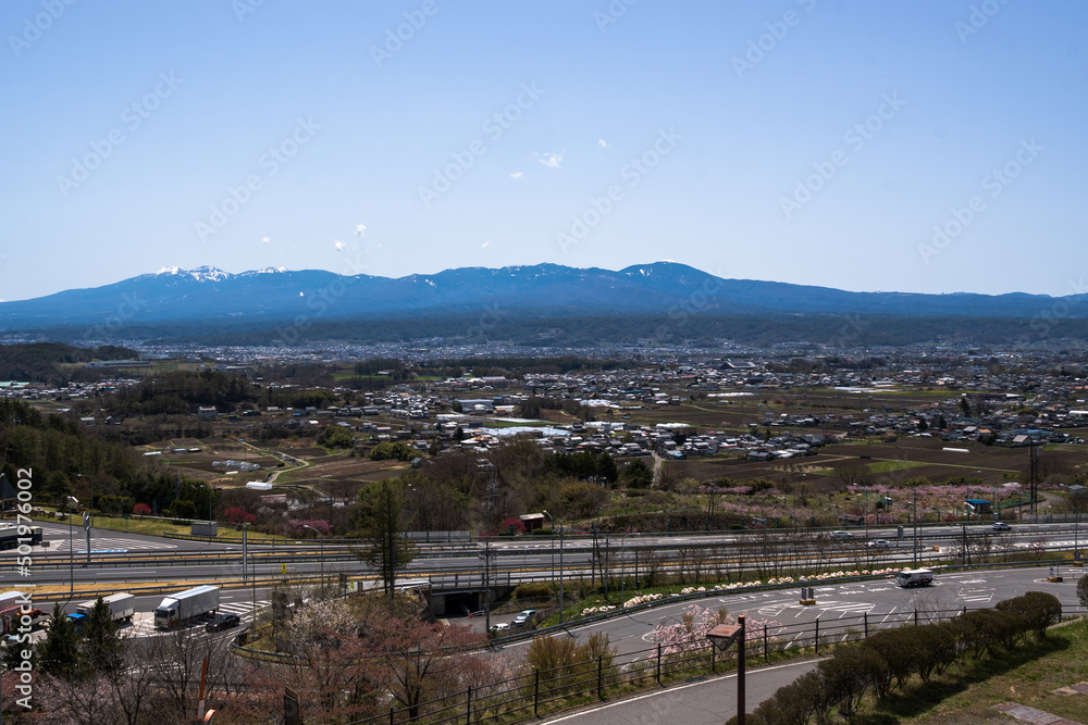 佐久平PAからの八ヶ岳連峰の眺望