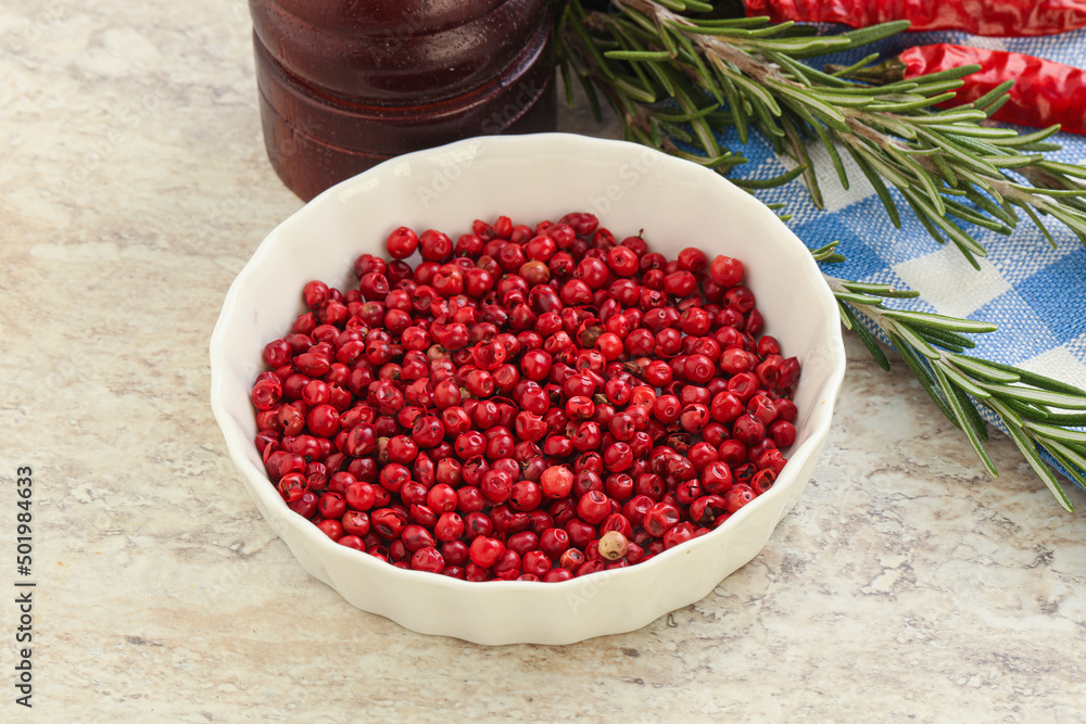 Red pepper corn seeds aroma Red pepper corn seeds aroma