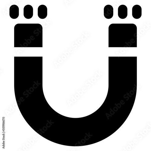 electromagnetic magnet icon