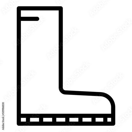 boot icon vector