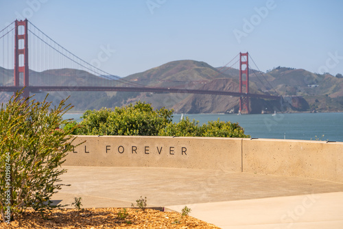 Photography Buttery Bluff park viewpoint in San Francisco.