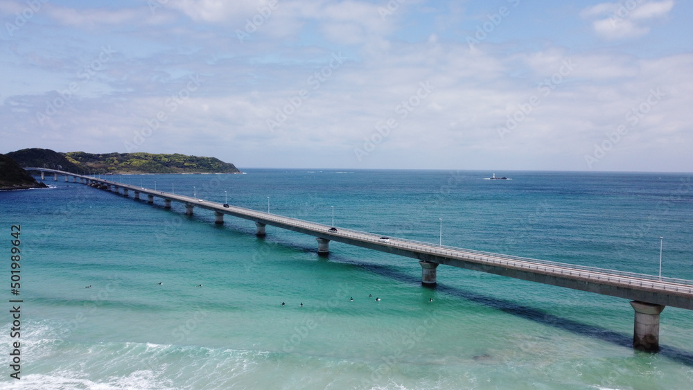 【角島大橋】山口県下関市豊北町大字神田～角島大橋観光『山口の自然や観光地』