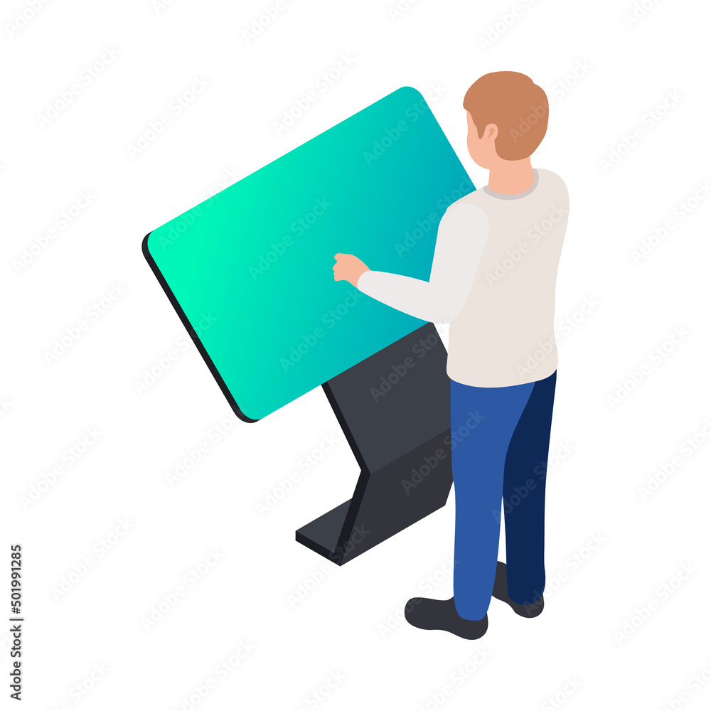 Isometric Interactive Kiosk Isometric Interactive Kiosk