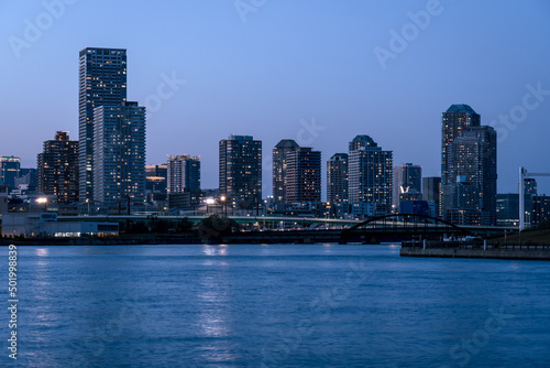 東京の風景；豊洲の夜景０５ © onotorono