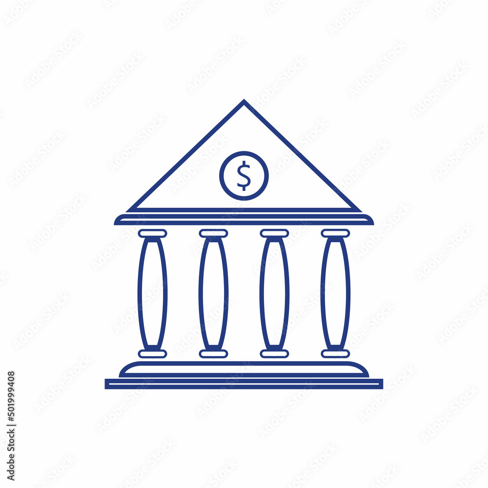 Business and finance icon bank vector illustration Business and finance icon bank vector illustration