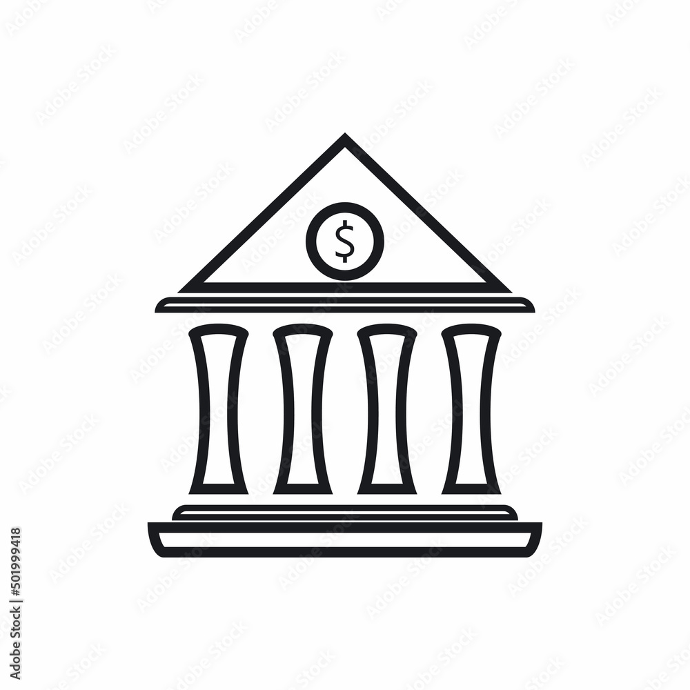 Business and finance icon bank vector illustration Business and finance icon bank vector illustration