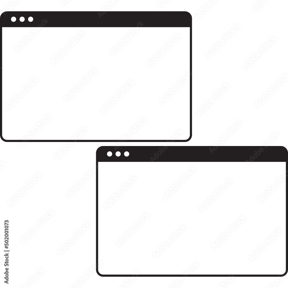 interface browser illustration interface browser illustration