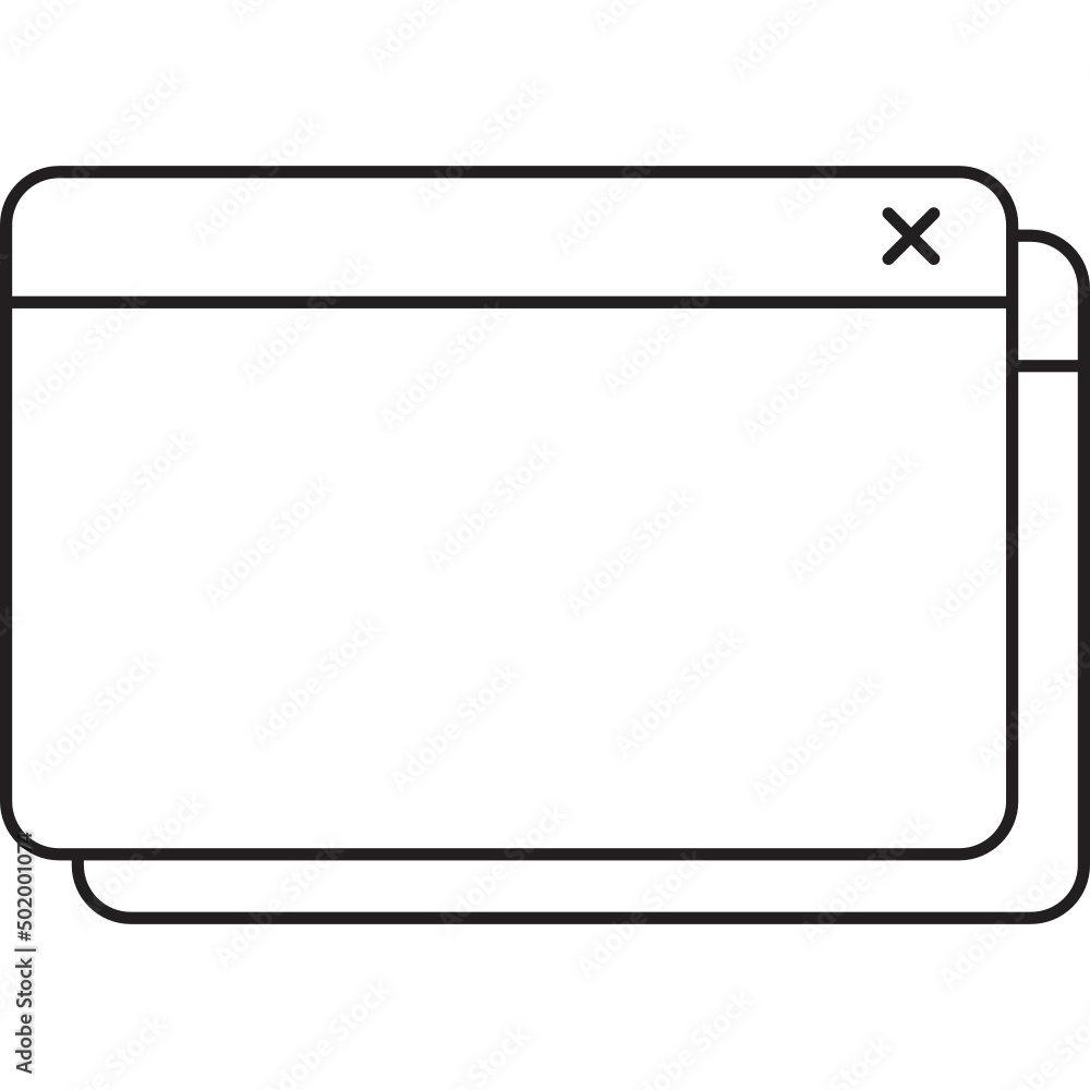 interface browser illustration interface browser illustration