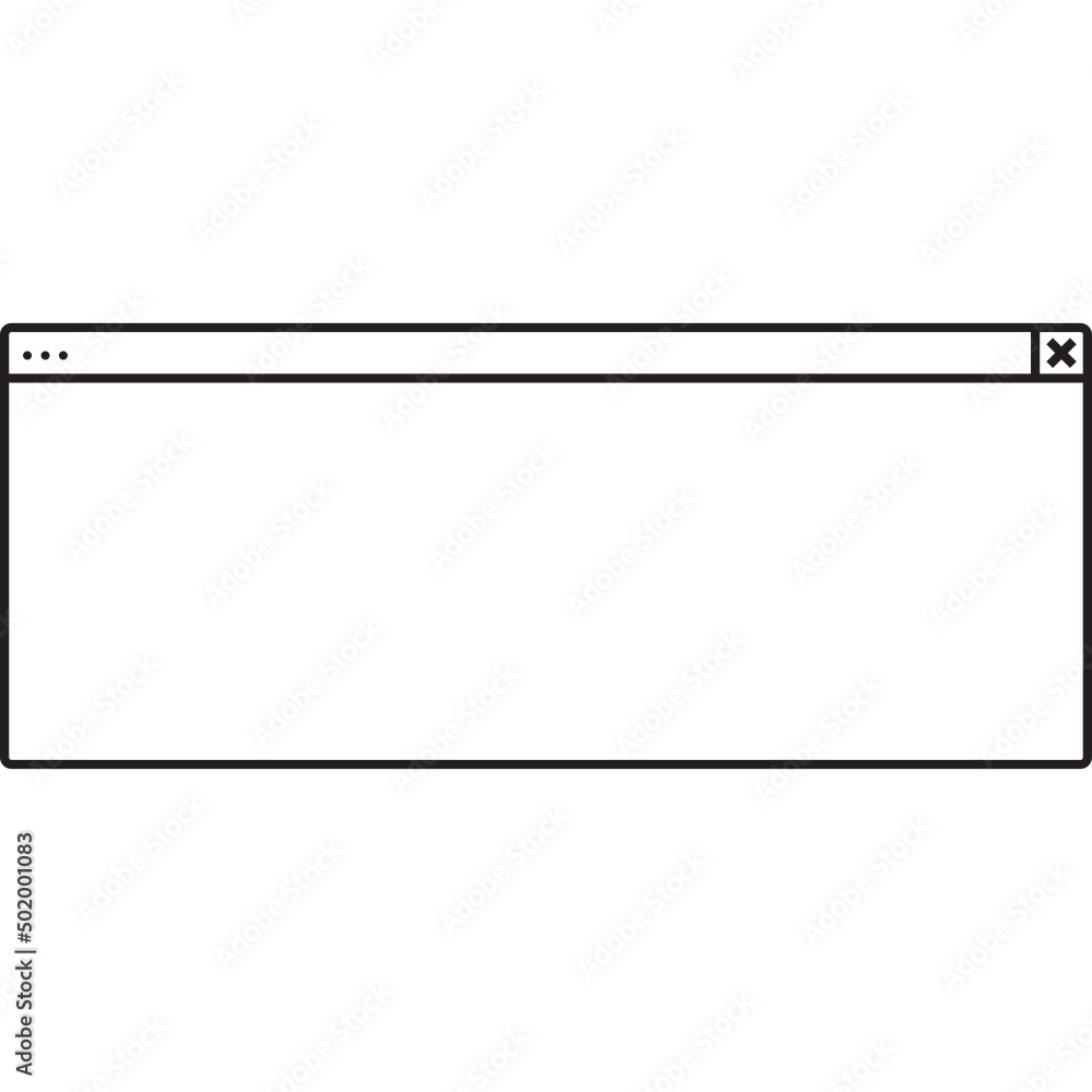 interface browser illustration interface browser illustration