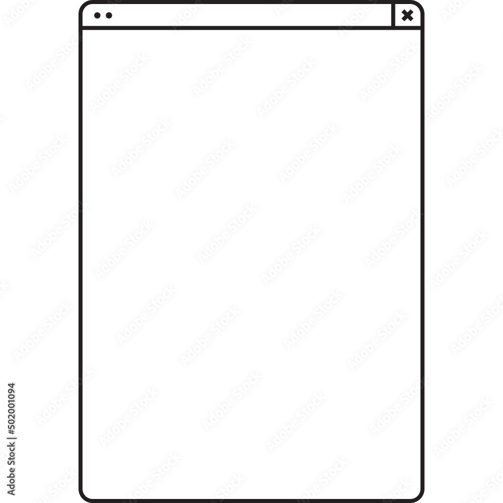 interface browser illustration interface browser illustration