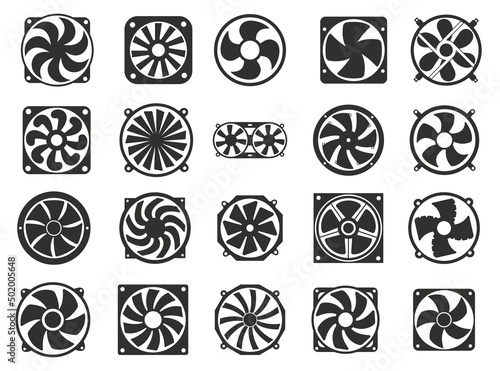 fans and propellers icons