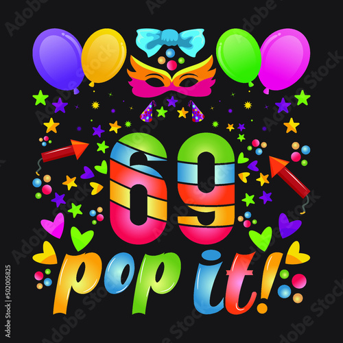 Birthday T-shirt Designs with unique vectors