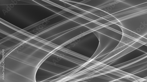 Hintergrund abstrakt 8K Monochrome, schwarz, weiß, Grau, grün Strahl, Spirale, Laser, Nebel, Verlauf