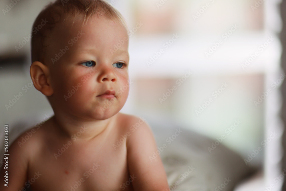 emotional portrait of a baby a little boy a happy child emotional portrait of a baby a little boy a happy child