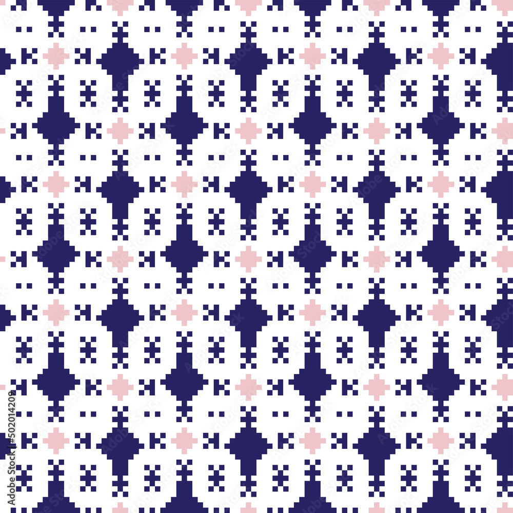 Christmas Fair Isle Seamless Pattern Design Christmas Fair Isle Seamless Pattern Design