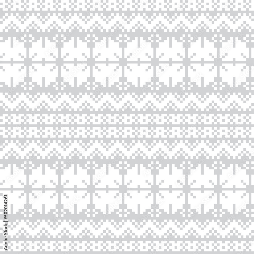 Christmas Fair Isle Seamless Pattern Design Christmas Fair Isle Seamless Pattern Design