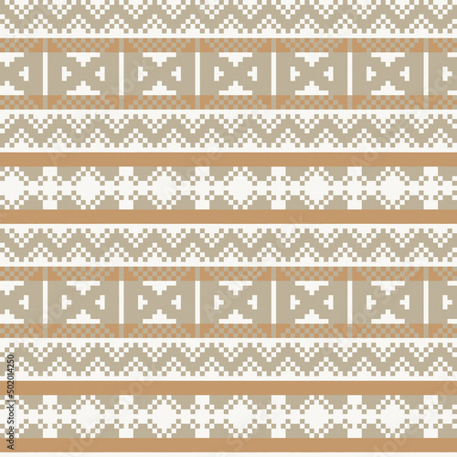 Christmas Fair Isle Seamless Pattern Design