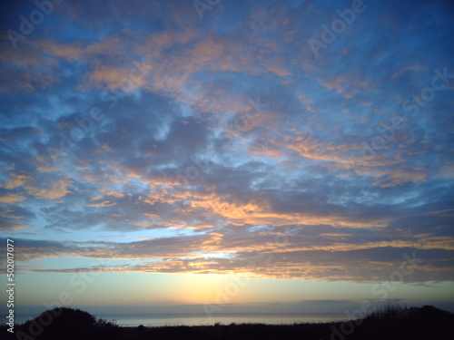 Sunset, clouds,  evening, dusk. © BMS Film and Image