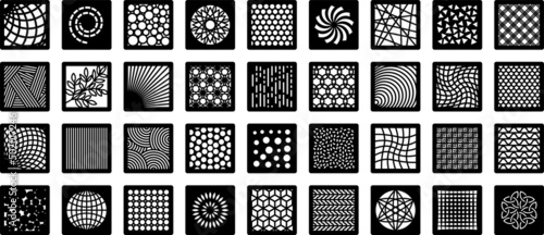 36 Coasters. Square Coasters Designs. Laser Cut Coasters
