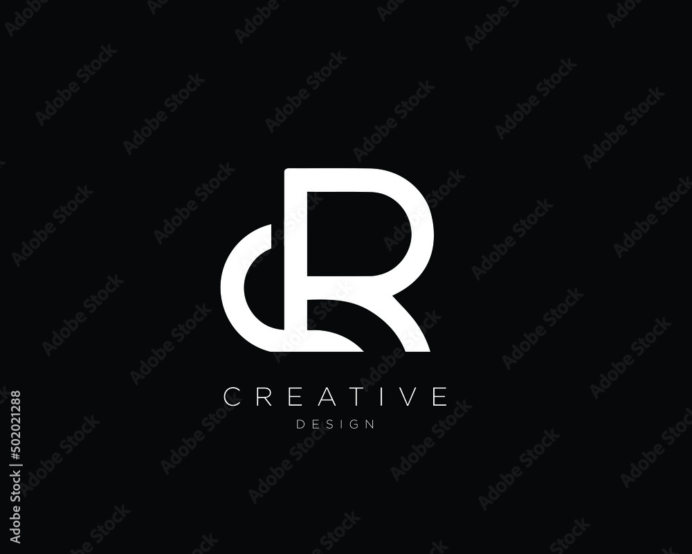 CR Logo Design , Initial Based CR Monogram CR Logo Design , Initial Based CR Monogram