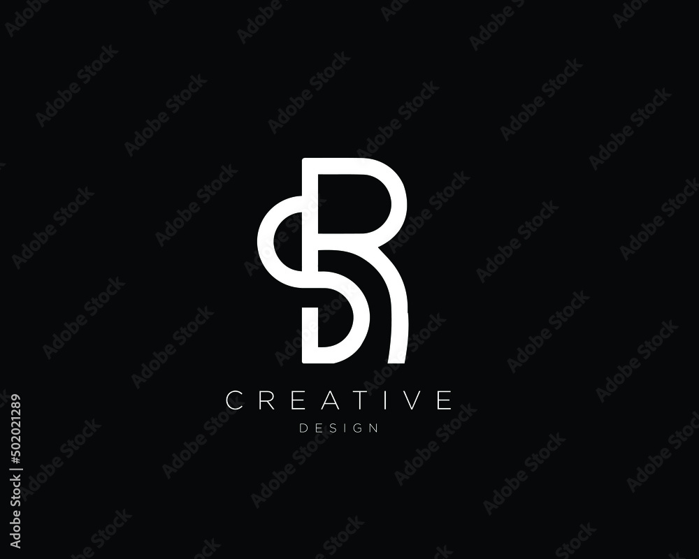 SR RS Logo Design , Initial Based RS SR Monogram SR RS Logo Design , Initial Based RS SR Monogram