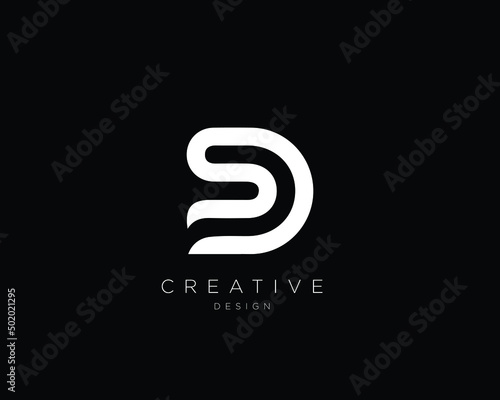 SD Logo Design , Initial Based SD Monogram  photo