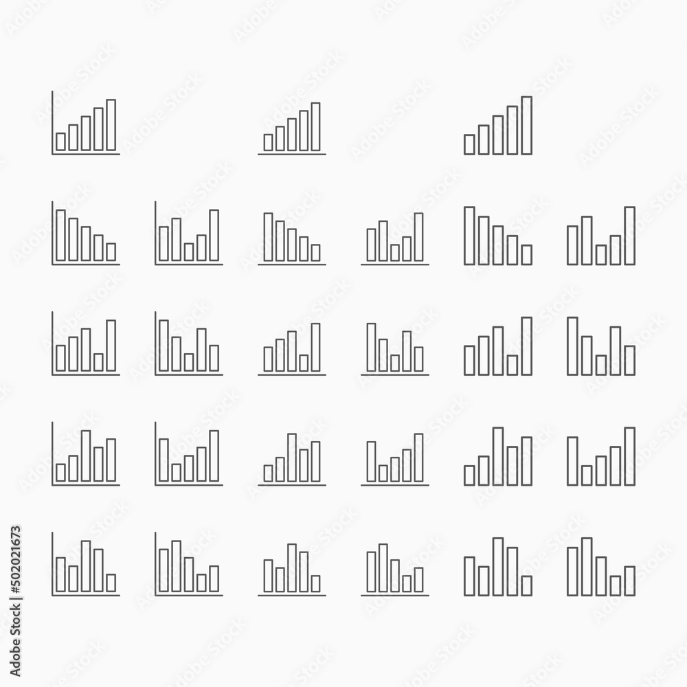 graph icon, bar graph vector graph icon, bar graph vector