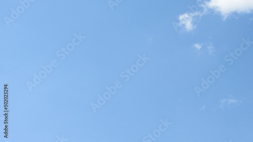 blue sky and white clouds. clouds against blue sky background. warm weather. spring has come