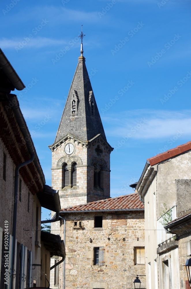 Obraz premium Village of Lamastre in Ardeche in France, Europe