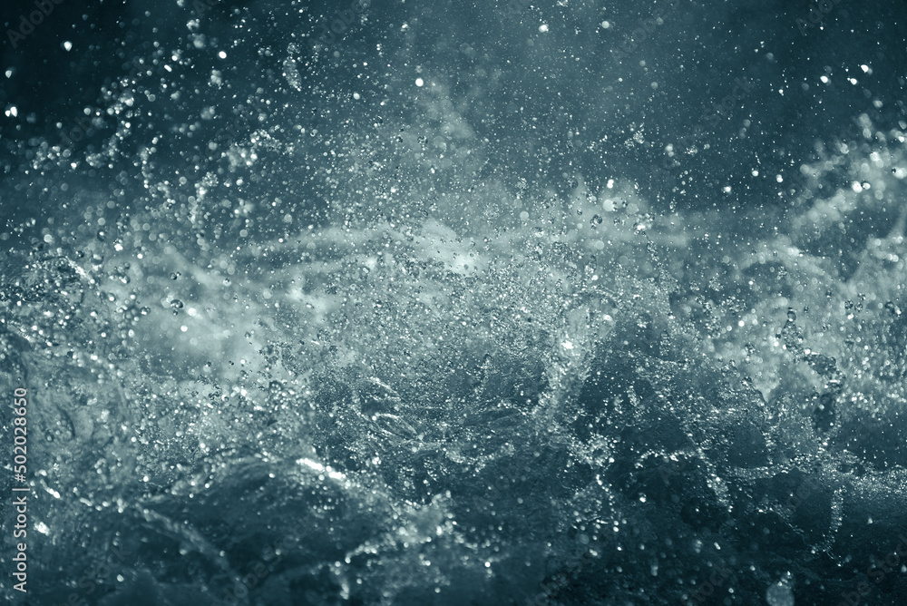 Bubbling water. Creativity of nature. Water shape Bubbling water. Creativity of nature. Water shape
