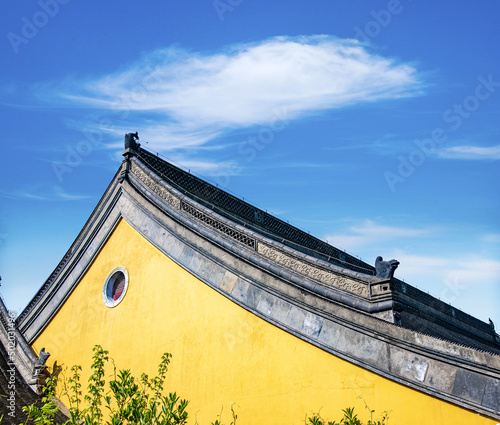 Eaves of Jinshan Temple in Zhenjiang photo