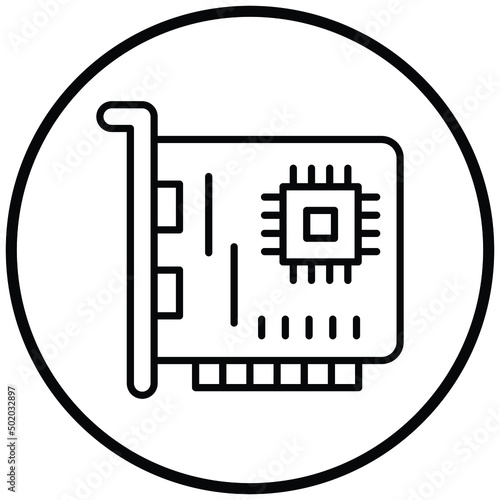 Network Interface Card Icon Style