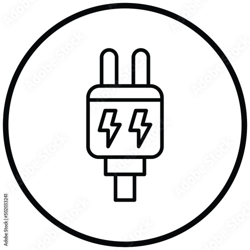 Power Plug Icon Style