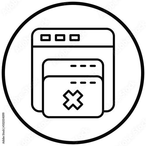 Browser Pop Up Icon Style