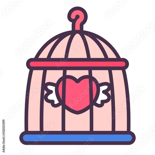 Heart in the cage