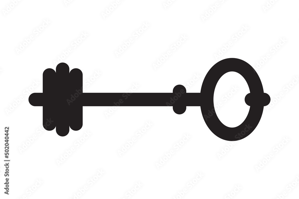 Key icon for lock and open door in house. Safety and security protection symbol. Key icon for lock and open door in house. Safety and security protection symbol.