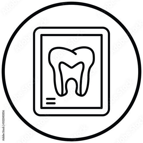 Tooth Xray Icon Style