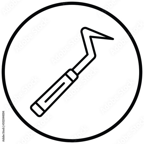 Dental Probe Icon Style