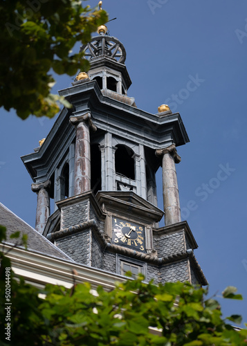 church steeple and clock