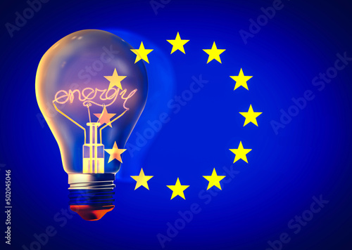 A light bulb with the inscription 