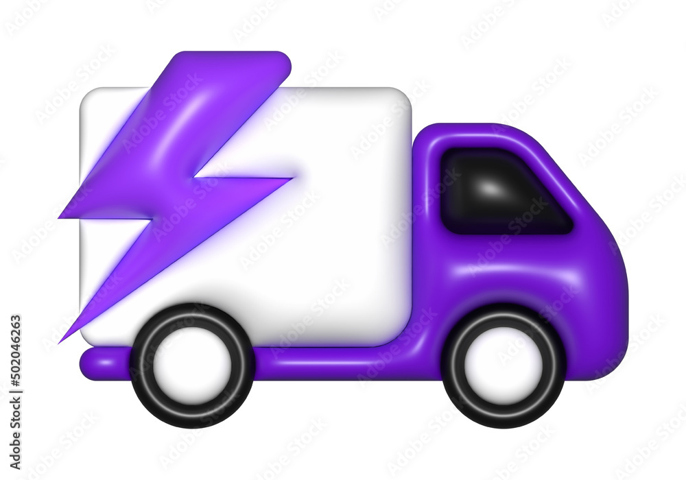 purple delivery car van 3d, icon, free shipping, fast delivery purple delivery car van 3d, icon, free shipping, fast delivery